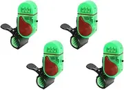 MuNanshan New 4Pcs Fishing Bite Alarm, Sensitive Electronic Fishing Alarms Indicator, Sound Bite Alert Bell with LED Lights