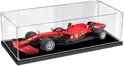 Acrylic Display Case for 1:18 Diecast Car Model Figure Storage Box Dust Proof Glue Free