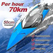 S2 Rc Boat 70 Km/h Professional Remote Control High Speed Racing Speedboat Endurance 20 Minutes Kids