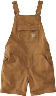 Carhartt Canvas, dungaree-shorts women , color: Brown , size: XS