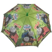 Kids Children Thomas The Tank Engine Green Umbrella Characters 80cm Rainwear Win