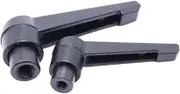Handle M6 / M8 / M10 adjustable clamping lever, 1/2 pcs hex ratchet thread screw