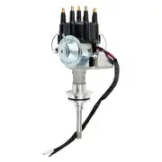 READY TO RUN DISTRIBUTOR, MOPAR BB 413-440/426 HEMI, V8 ENGINE, BLACK CAP JM6714