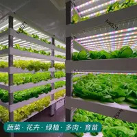 在飛比找蝦皮購物優惠-LED植物生長燈紅藍白蔬菜花卉室內水培葉菜多肉補光燈管T8全