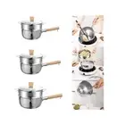 Saucepan with Steamer Multifunctional Noodle Pot for Camping Hotel Home