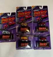 Tonka Turbo Tricksters Penny Racer : Auto Parts Van #34, 2000GT #27, #24, #31 X2