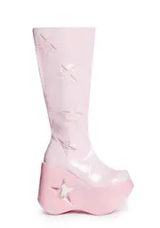 [Demonia] Pink Dynamite-218 Knee High Boots