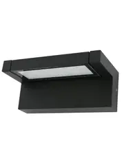 Base LED Exterior Flood Light in Black