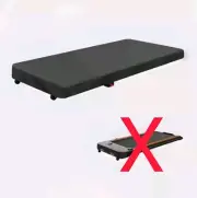 Dust-Proof COVER for Under Desk Treadmill Walking Pad Black