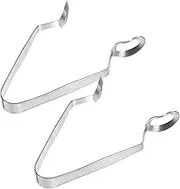 GRIRIW Stainless Steel Snail Serving Tongs Pack Clip Tongs for Escargot Food Clips for BBQ Cheese Bread