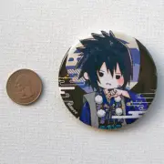 Sasuke Uchiha Naruto Shippuden Hyakki Yakou Round Can Badge Pin