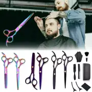 10pcs Barber Professional Hair Cutting Scissors Shears Hairdressing Salon Set