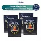 10 Box Super Magic Man Antiseptic Wipes Personal Care (60 sachets)