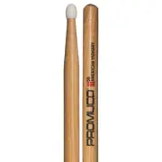 Promuco 1801N5B American Hickory 5B Drumsticks with Nylon Tip, 40.5cm Length