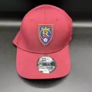 New Era youth Red Real Salt Lake Embroided Logo Thirty Fitted Cap Stretch