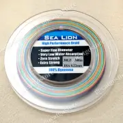 NEW Sea Lion 100% Dyneema Spectra Braid Fishing Line 300M 30LB Multi Color