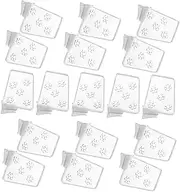 Angoily Easy Install Fridge Divider Fridge Shelf Organizer Refrigerator Side Door Clip 20pcs