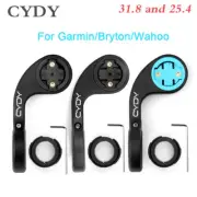 Black Bike GPS Computer Mount Holder for Handlebar Wireless Garmin Bryton Wahoo