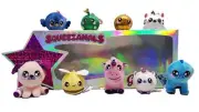 Squeezamals Gleam Collection 10Piece Platinum Stuffed Animals