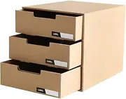 KALLORY File Organizer for Desk Desktop Paper Box with Sturdy Office Document Holder for and Classroom Versatile Storage for Pens and Accessories