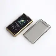Clear Soft TPU Protective Shell Skin Case Cover for Sony Walkman NW-WM1AM2 WM1AM2 NW-WM1ZM2 WM1ZM2 (Clear Black)