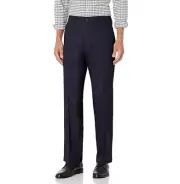 Dockers Men's Relaxed Fit Signature Khaki Lux Cotton Stretch Pants, 32WX34L
