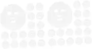 [Ipetboom] 2sets Facial Mask Sheets Hydrating Overnight Masks Bio Collagen Diy Beauty Salon and Home Use 100pcs*2