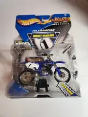 Hot Wheels Moto X Race Series Motorcycle 10X Champion Jeremy McGrath 2001
