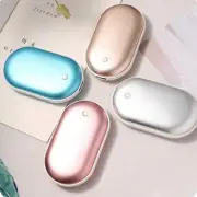 2 In1 Portable Mini Hand Warmer USB Rechargeable Pocket Power Bank Winter Heater