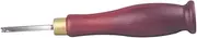Ergonomic Wooden Handle Leather Edging Creaser Leather Cutting Tool for DIY Crafts