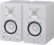Yamaha HS3 W Compact 2-Way Powered 3.5-Inch Studio Monitor Speakers, White (Pair)