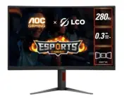 AOC 27' Curved 0.3ms 280Hz,1920 × 1080 (FHD) , Adaptive Sync, HDR10, HDMI 2.0 ?