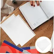SEWACC 50pcs Pre-Holed Blank Paper for Calendar Smooth Vibrant Printing DIY Planner Pages Binder Notebook Refill