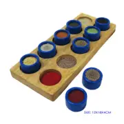 TOUCH and MATCH Matching WOODEN Educational Sensory PRESCHOOL Learning TOY GAME
