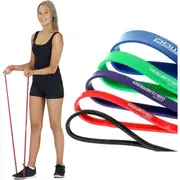 Heavy Duty Resistance Bands Set Of 5 Power Gym Fitness Exercise Yoga Workout