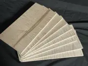 THIN Curly Maple .25x6x12" EIGHT Pieces Scroll Saw Laser Wood 004