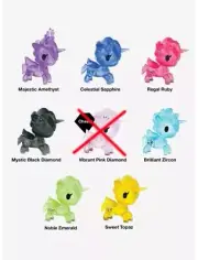 Tokidoki Unicorno Gems Standard Set of 7 (NO CHASERS)