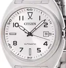 Citizen Automatic Silver Dial NJ0100-89A Men's Watch Date Display
