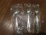 Oneida Sliversmiths 3 Piece Tidbit hors d'oeuvre Serving Set Silverplate