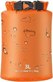 [Generic] Waterproof Bag for Kayaking - Camping Sack - 3L/5L/12L/20L/35L Waterproof Dry Bag Roll Top Lightweight Sacks for Boating Kayaking Camping Beach for Women Men