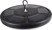 FONDOTIN Outdoor Solar Flagpole Light with LEDs Durable Abs Design for Garden Camping Easy to Use Solar Powered Flag Pole Lamp Brightens Outdoor Spaces for