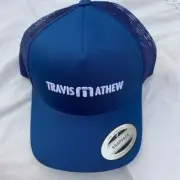 New Travis Mathew Hat Snapback golf travismathew Blue White one size adjustable