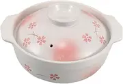 Clay Pot for Cooking Yoshikawa Style Pot Lid Included Versatile Soup Casserole
