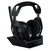 Logitech G Astro A50 LIGHTSPEED Gaming Headset with Base Station (Black)