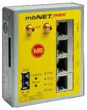 mbNET Mini / MB Net Industrial Router MDH867 LAN WLAN WAN HW02 WiFi (DIN Rail)