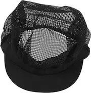 [iplusmile] Chef Hat Adjustable Elastic Mesh Work Cap for Kitchen Breathable Food Service Beanie for Men Women Comfortable Chef Caps for Cooking and Restaurant Use Black