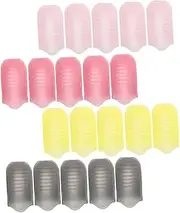 Nail Polish Remover Wrap Tool 20pcs Nail Clip for Gel Nails Secure Grip Adjustable Size