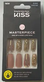Kiss Masterpiece One-Of-A-Kind Luxe Mani, KMN100F