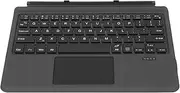 Wireless Keyboard with Touchpad, Colorful Backlit Keyboard with Rechargeable Battery, Ultra Slim Detachable Keyboard for Surface Go 1, Go 2, Go 3 (Regular Style)