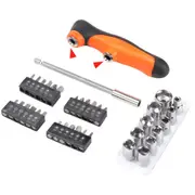 37 Piece Screwdriver & Bit Socket Set